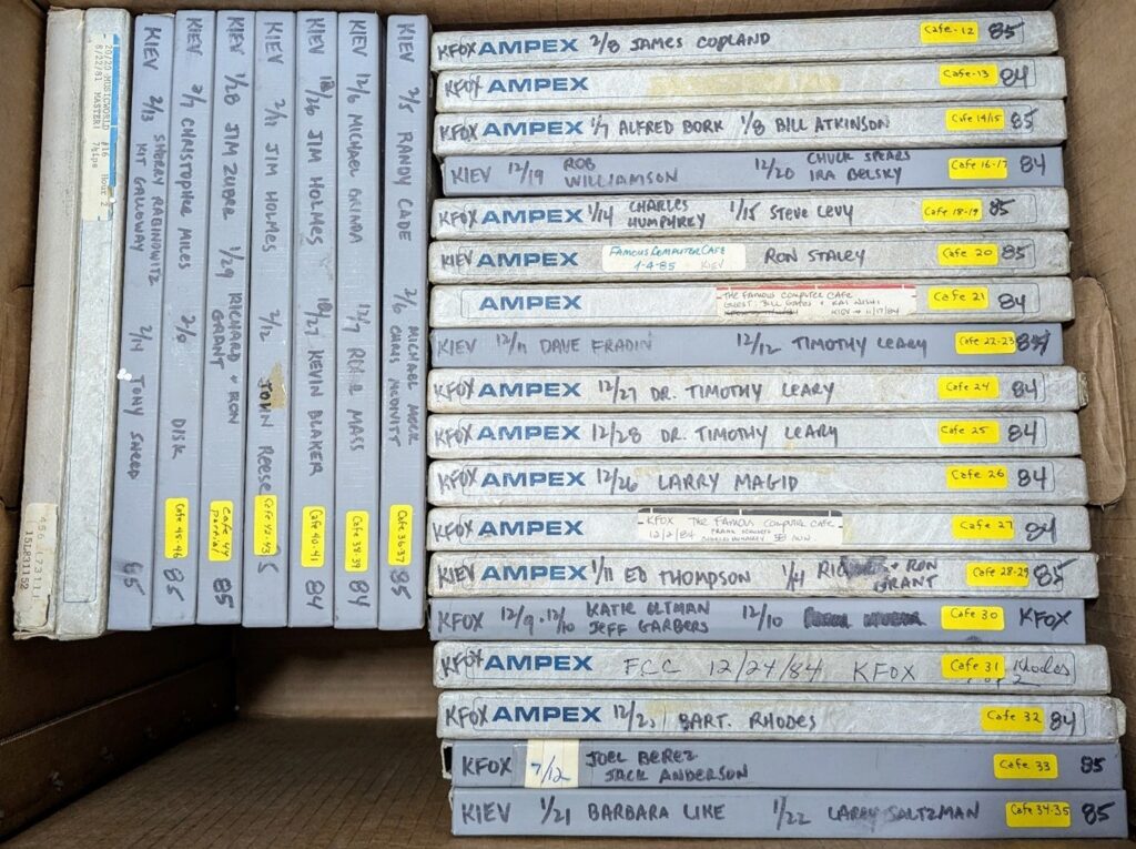 A Treasure Chest of Ampex Tapes Saves Early Computer History